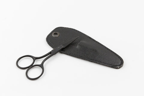 Men’s 4″ Brushed Gunmetal Beard & Mustache Scissors